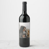 オリジナル写真 ハッピー バースデー ギフト/ 記念日 ワインラベル (正面)