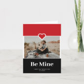 オリジナル写真 バレンタインデー カード「Be Mine」 カード (正面)