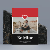 オリジナル写真 バレンタインデー カード「Be Mine」 シーズンカード