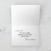 オリジナル写真 ファミリー パーソナライズ カード (内部)