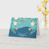 オリジナル写真 ファミリー パーソナライズ カード (黄色い花)