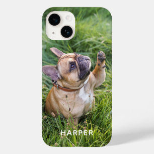 オリジナル写真 ペット 犬 名前入り Case-Mate iPhone 14ケース