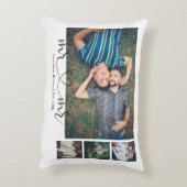 オリジナル写真 ミスター&ミスター ハート ゲイ ウェディング アクセントクッション (裏面(縦))