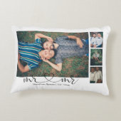 オリジナル写真 ミスター&ミスター ハート ゲイ ウェディング アクセントクッション (裏面)