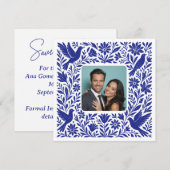 オリジナル写真 メキシコ オトミ テナンゴ Save the Date 招待状 (正面/裏面)