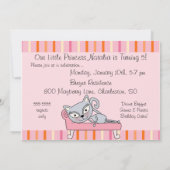 オリジナル写真 ワガママ猫 誕生日パーティー招待状 招待状 (裏面)