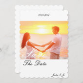 オリジナル写真 保存日付カード セーブザデート (正面/裏面)