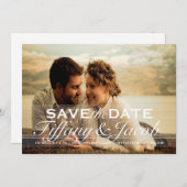 オリジナル写真 保存日程お知らせカード（2枚組） セーブザデート (正面/裏面)