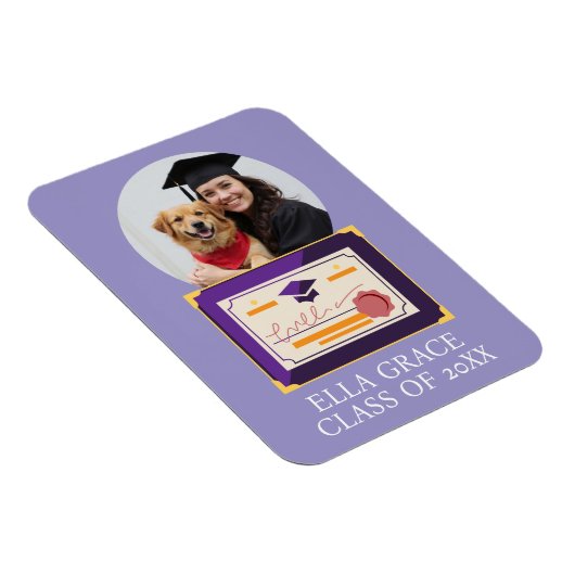 オリジナル写真 卒業記念フレーム マグネット (右側)