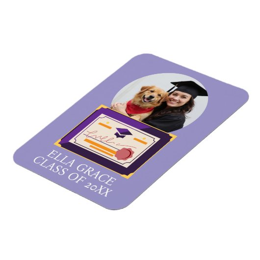 オリジナル写真 卒業記念フレーム マグネット (左側)