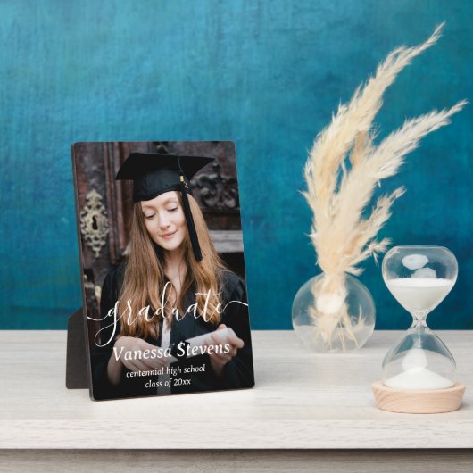 オリジナル写真 卒業証書 フォトプラーク (側面)
