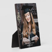 オリジナル写真 卒業証書 フォトプラーク (側面)