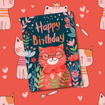 オリジナル写真＆名前 | かわいい猫のイラストアート