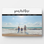 オリジナル写真 家族 愛の思い出 フォトプラーク (正面)