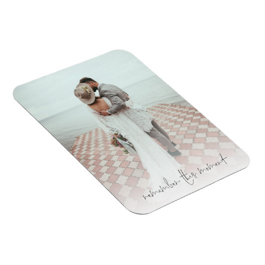 オリジナル写真 思い出に残る瞬間 新婚夫婦 マグネット (右側)