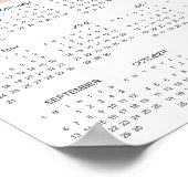 オリジナル写真 新年 12か月 2026 カレンダー ポスター (角)