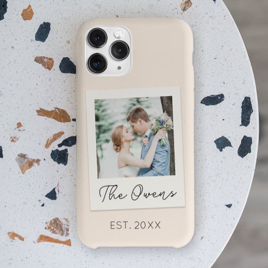 オリジナル写真 日付 カップル 新婚 家族 Case-Mate iPhoneケース