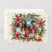 オリジナル写真 星空の暖炉 シーズンポストカード (正面/裏面)