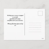 オリジナル写真 星空の暖炉 シーズンポストカード (裏面)