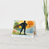 オリジナル写真 水彩 四季 父の日 シーズンカード (正面)