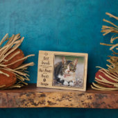 オリジナル写真 猫 ペット 追悼プレート フォトプラーク (側面)