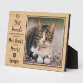 オリジナル写真 猫 ペット 追悼記念品 フォトプラーク (側面)