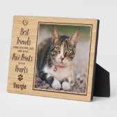 オリジナル写真 猫 ペット 追悼記念 フォトプラーク (側面)