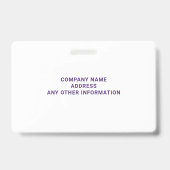 オリジナル写真 獣医IDバッジ バッジ (裏面)