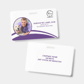 オリジナル写真 獣医IDバッジ バッジ (正面＆裏面)