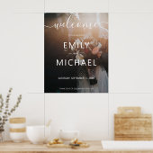 オリジナル写真 現代の結婚式 ウェルカムポスター ポスター (キッチン)