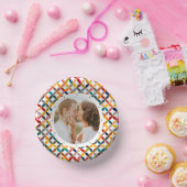 オリジナル写真 現代的 カラフル パーソナライズド ペーパーボウル (パーティー)