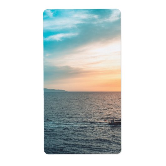 オリジナル写真 返送先ラベル - 名入れ・パーソナライズド ラベル (正面)