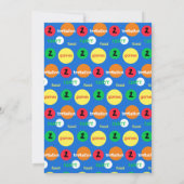 オリジナル写真 2歳の誕生日パーティー招待状 招待状 (裏面)