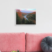 オリジナル写真Autumn Cumberland River Kentucky US キャンバスプリント (インサイチュ (リビング))