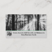 オリジナル写真QRコードソーシャル風景 名刺 (裏面)