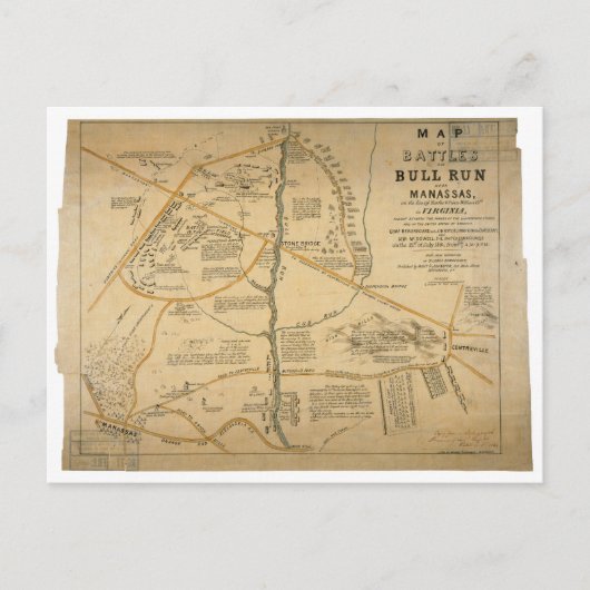 オリジナル初のブル走内戦マップ ポストカード (正面)