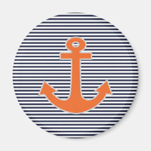 オリジナル刺しゅういかり航海の艦長 マグネット
