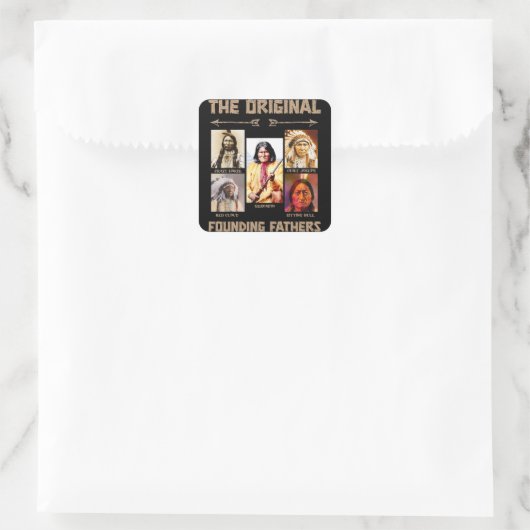 オリジナル創立者先住民アメリカンボーイズ スクエアシール (バッグ)