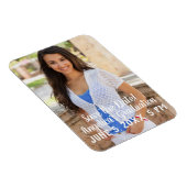 オリジナル卒業お知らせ写真マグネット マグネット (右側)