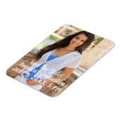 オリジナル卒業お知らせ フォトマグネット マグネット (左側)