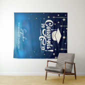 オリジナル卒業パーティー装飾2025 フォトブース タペストリー (インサイチュ(横))