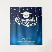 オリジナル卒業パーティー装飾2025 フォトブース タペストリー (正面)