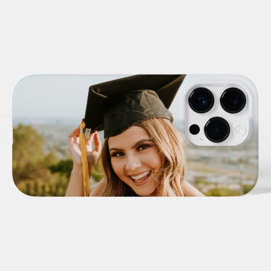 オリジナル卒業写真をデザイン Case-Mate iPhoneケース (裏面 (横))