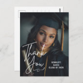 オリジナル卒業写真 | カジュアル手書き ポストカード (正面/裏面)