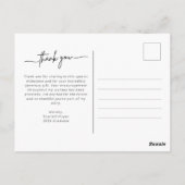 オリジナル卒業写真 | カジュアル手書き ポストカード (裏面)