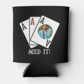 オリジナル卒業式ビールクーラー - 写真をパーソナライズ 缶クーラー (正面)