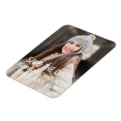 オリジナル卒業式記念日写真 マグネット (左側)