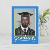 オリジナル卒業招待状 | クラシックデザイン 招待状 (スタンド正面)