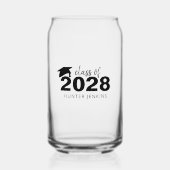 オリジナル卒業記念品 ガラス缶 (正面)