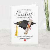 オリジナル卒業記念品 卒業生向けダウンロード カード (正面)